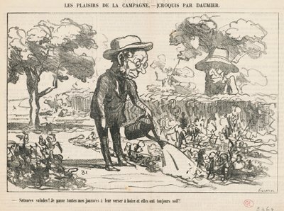 Satanic Salads... by Honoré Daumier