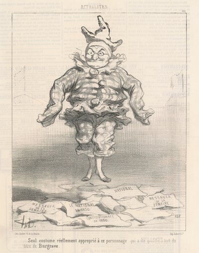 Only Costume Appropriate for This Character by Honoré Daumier