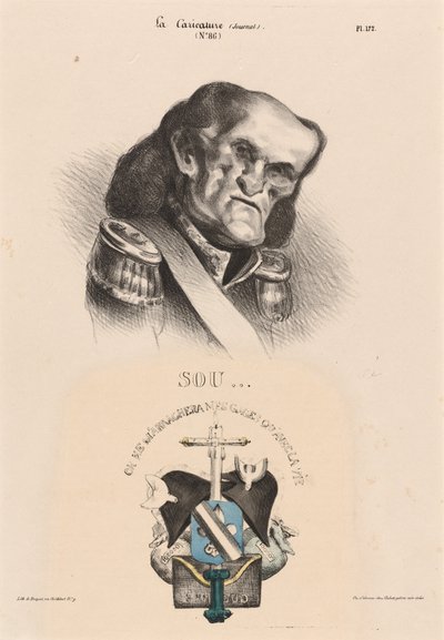 Soult (Marshal) by Honoré Daumier