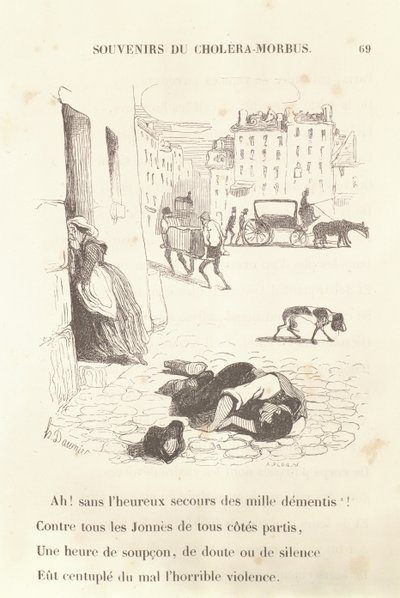 Souvenirs of Cholera-Morbus by Honoré Daumier