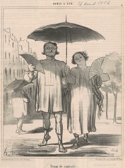 Heatwave Outfit by Honoré Daumier