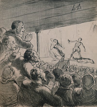 The Drama by Honoré Daumier