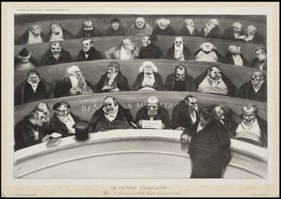 The Legislative Belly by Honoré Daumier