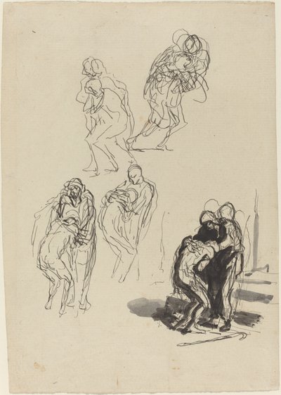 The Prodigal Son by Honoré Daumier