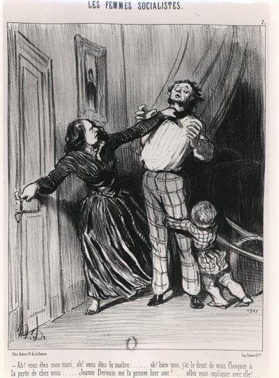 The Socialist Women, 1849 by Honoré Daumier