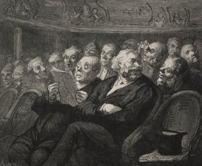 The Theatre: The Orchestra Pit by Honoré Daumier