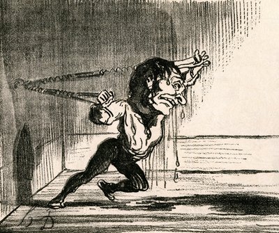The regeneration of man through gymnastics by Honoré Daumier
