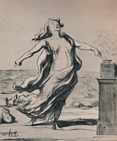 This Has Killed That, 1871, 1946 by Honoré Daumier