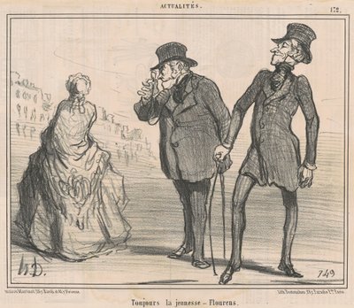 Toujours la jeunesse-flourens by Honoré Daumier