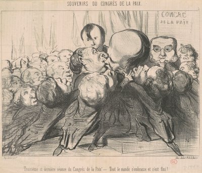 Third and Last Session of the Congress by Honoré Daumier