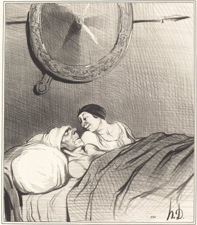 Ulysses and Penelope by Honoré Daumier