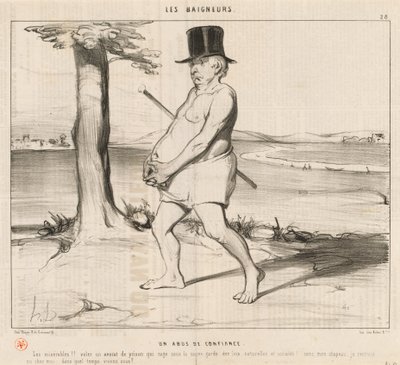 An Abuse of Trust by Honoré Daumier
