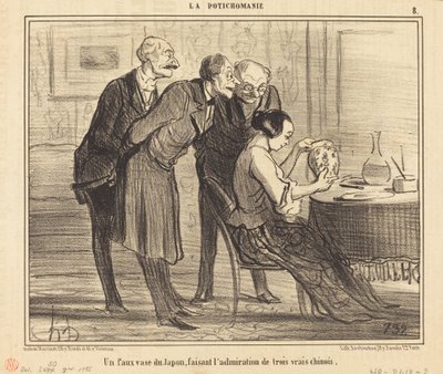 A Fake Japanese Vase Making... by Honoré Daumier