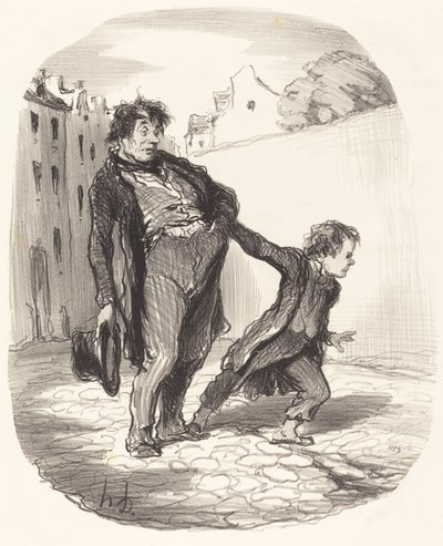 A Model Son by Honoré Daumier