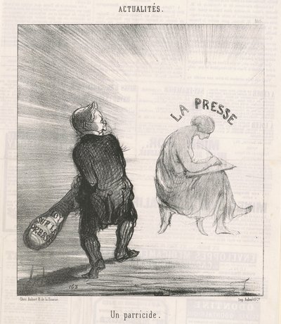 A Parricide by Honoré Daumier