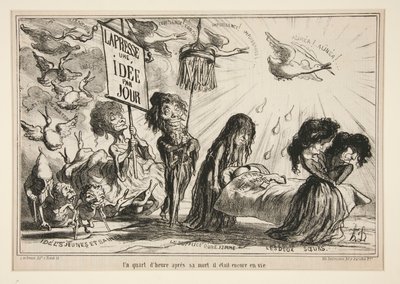 A Quarter of... by Honoré Daumier
