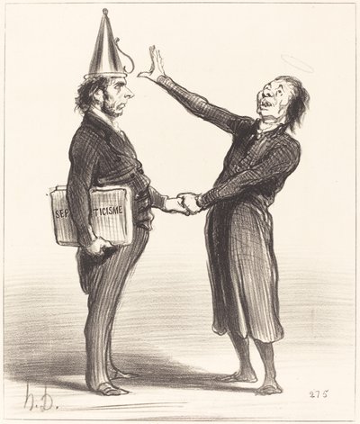 An Alliance by Honoré Daumier