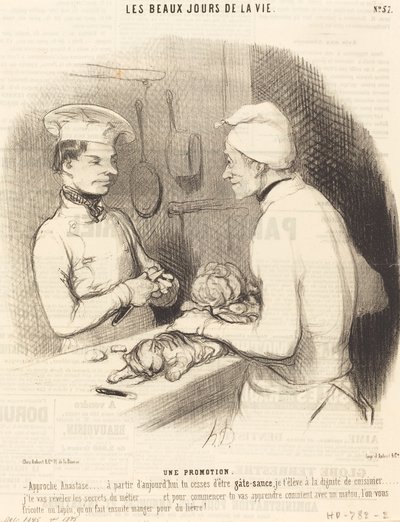 A Promotion by Honoré Daumier