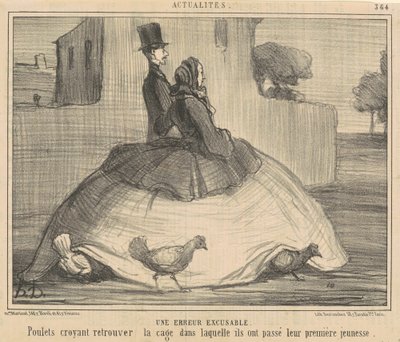 An Excusable Error by Honoré Daumier