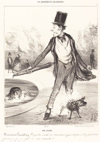 One Hour by Honoré Daumier