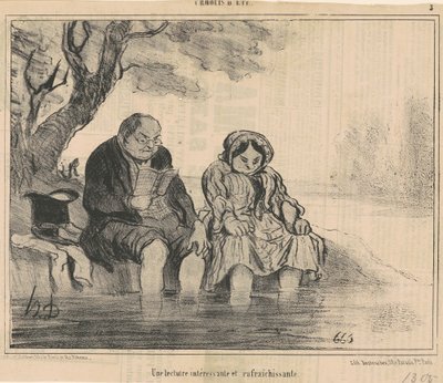 An Interesting and Refreshing Reading by Honoré Daumier