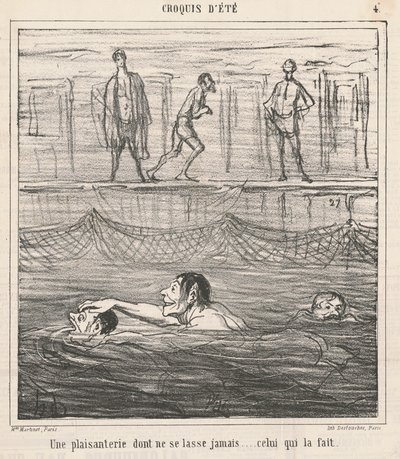 A Joke That Never Tires by Honoré Daumier