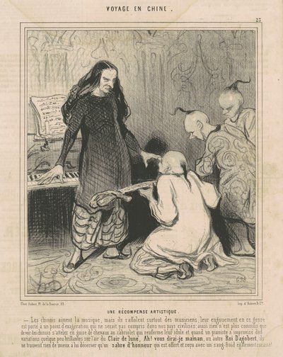An Artistic Reward by Honoré Daumier