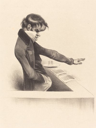 Viennet at the Tribune by Honoré Daumier