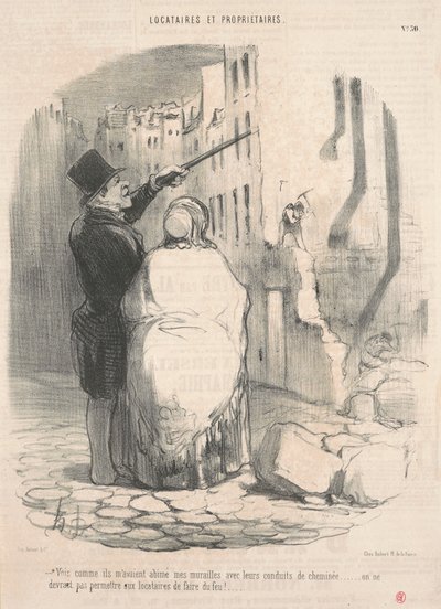 See How They Had Damaged... by Honoré Daumier