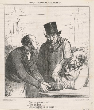 You Take Nothing? by Honoré Daumier