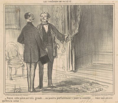 Look, this piece is very large... by Honoré Daumier