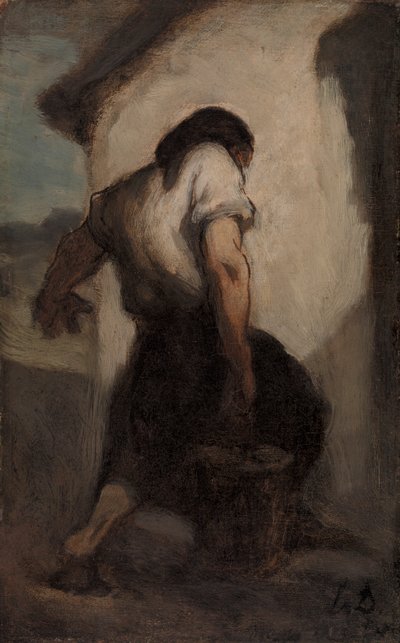 Water Carrier by Honoré Daumier