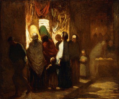 Window Shopping by Honoré Daumier