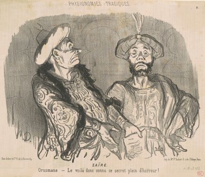 Zaïre by Honoré Daumier