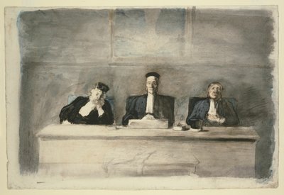 The Three Judges by Honoré Victorin Daumier