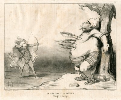 Le Charivari, Satirical in B & W by Honoré Daumier