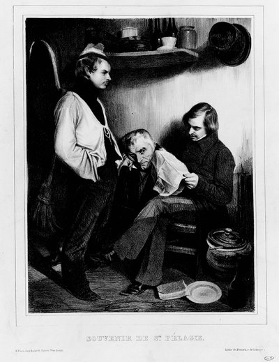 Memories of Sainte-Pelagie by Honoré Daumier