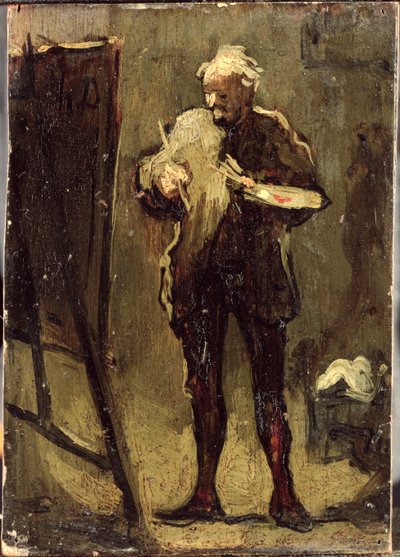 Self Portrait by Honoré Daumier