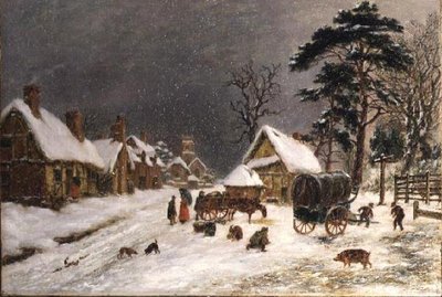 Snow Scene by Hopkins Horsley Hobday Horsley