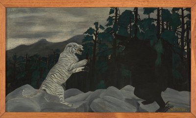 The Blue Tiger by Horace Pippin