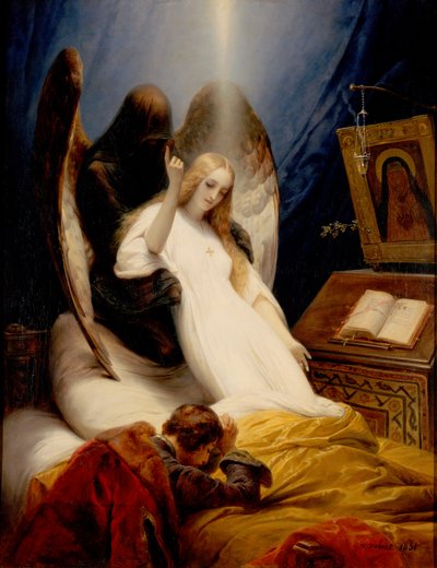 Angel of Death by Emile Jean Horace Vernet