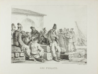 Convicts by Emile Jean Horace Vernet