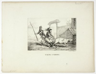 Hold Fast by Emile Jean Horace Vernet