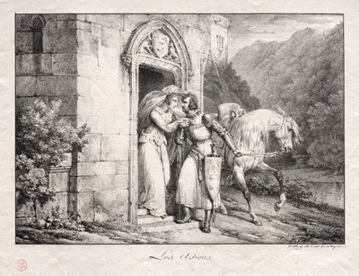 The Farewells by Emile Jean Horace Vernet