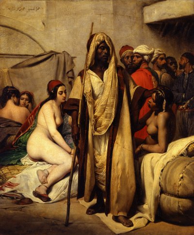 The Slave Market, 1836 by Emile Jean Horace Vernet