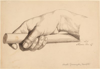 Right Hand Holding Short Rod by Horatio Greenough