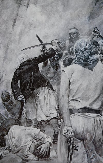 A Pirate Fight by Howard (after) Pyle