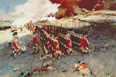 Battle of Bunker Hill by Howard (after) Pyle