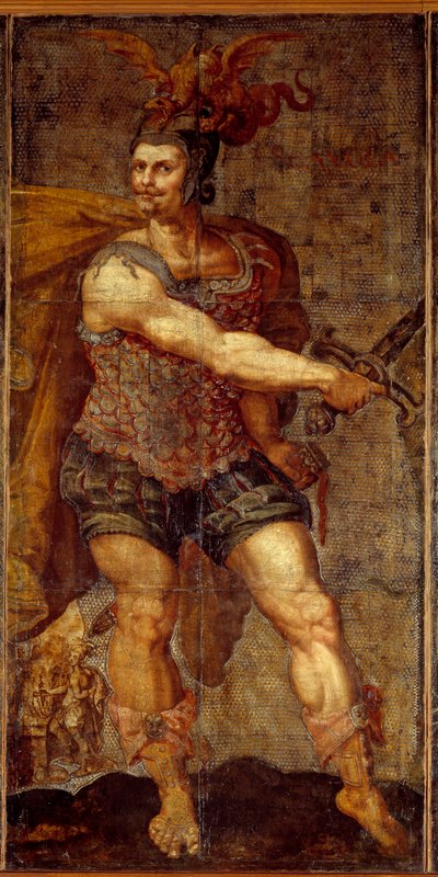 Tapestry of the Seven Leathers by Hubert (after) Goltzius