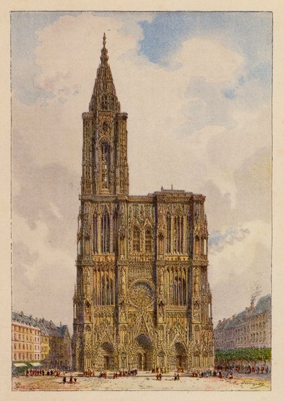 Notre-Dame De Strasbourg by Hubert Clerget